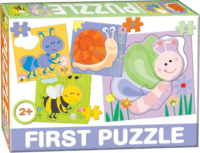 Dohány Toys Első puzzle-m: rovarok 3, 3x4 darabos