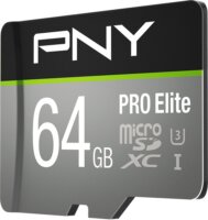 PNY 64GB PRO Elite microSDXC UHS-I CL10 memóriakártya + Adapter