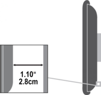 Sbox PLB-2546F 37" - 70" LCD TV/Monitor fali konzol - Fekete