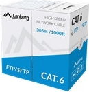 Lanberg FTP CAT6 LAN kábel 305m Szürke
