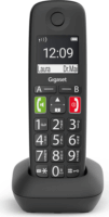 Gigaset E290HX ECO DECT Telefon - Fekete (Bázisállomás nélkül)
