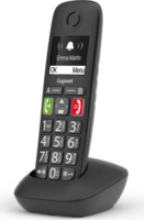 Gigaset E290HX ECO DECT Telefon - Fekete (Bázisállomás nélkül)