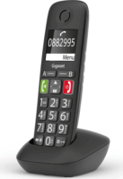 Gigaset E290HX ECO DECT Telefon - Fekete (Bázisállomás nélkül)