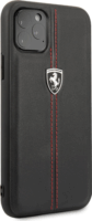 Ferrari GEN Apple iPhone 11 Pro Bőrtok - Függőlegesen csíkozott fekete