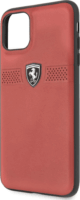 Ferrari Off Track Apple iPhone 11 Pro Max Bőr Védőtok - Piros