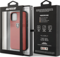 Ferrari Off Track Apple iPhone 11 Pro Bőr Védőtok - Piros