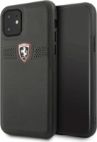Ferrari Off Track Apple iPhone 11 Pro Bőr Védőtok - Fekete