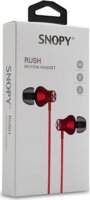 Snopy SNJ19 Fülhallgató Piros
