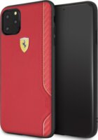 FERRARI On Track IP 11 Pro Max Puha PU gumitok - Piros