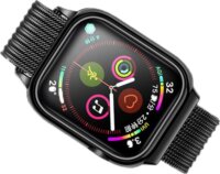 USAMS ZB68IW1 44mm Apple Watch 4 Mágneses tok Fekete