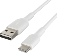 Belkin USB-C apa - USB-A apa Adat- és töltőkábel 3m - Fehér