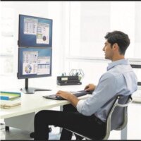Fellowes Professional Series™ Dual Stacking Monitor Asztali tartó állvány