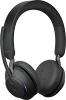 Jabra Evolve2 65 MS +Link 380 USB-A Bluetooth Stereo Headset - Fekete