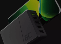 Green Cell Hálózati 5x USB töltő 52W Fekete