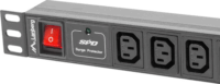 Lanberg PDU-10I-0200-IEC-BK 10x C13 IEC túlfeszültség védő - elosztó 2m