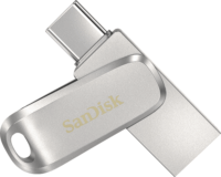 Sandisk 256GB Dual Drive Luxe USB 3.0 Pendrive - Ezüst