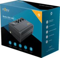 NJOY Renton 650 USB 650VA / 360W Vonalinteraktív Szünetmentes tápegység (UPLI-LI065RE-CG01B)