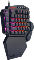 Redragon K585 (Blue Switch) Egykezes Mechanikus Gaming Billentyűzet - Fekete + Egér