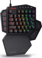 Redragon K585 (Blue Switch) Egykezes Mechanikus Gaming Billentyűzet - Fekete + Egér