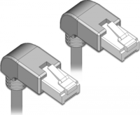 DeLOCK S/FTP CAT6a Patch kábel 1m Szürke