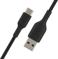 Belkin BOOST↑CHARGE™ USB-C apa - USB-A apa Adat- és töltőkábel 3m - Fekete