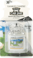 Yankee Candle Ultimate Clean Cotton autó illatosító 24g