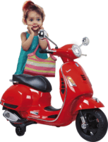 Jamara Ride-on Vespa GTS 125 Elektromos robogó - Piros