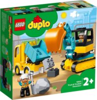 LEGO® Duplo: 10931 - Teherautó és lánctalpas exkavátor