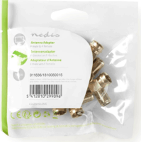 Nedis F csatlakozó apa - F csatlakozó anya Műhold és Antenna Adapter (10 db)