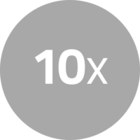 Nedis F csatlakozó apa - F csatlakozó anya Műhold és Antenna Adapter (10 db)