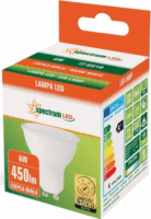 SpectrumLED LED fényforrás 6W 400lm 3000K GU10 - Meleg fehér