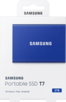 Samsung 2TB T7 Kék USB 3.2 Külső SSD