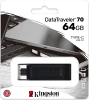 Kingston 64GB Data Traveler 70 USB Type-C - Fekete