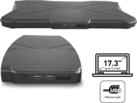 Rampage Showy 17.3" laptop hűtőpad - Fekete