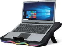 Rampage Showy 17.3" laptop hűtőpad - Fekete