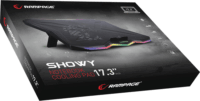 Rampage Showy 17.3" laptop hűtőpad - Fekete
