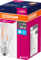 Osram Value 6.5W E27 LED körte izzó - Hideg fehér