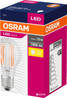Osram Value 7.5W E27 LED körte izzó - Meleg fehér
