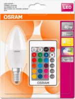 OSRAM Star+ RGBW Távirányítós LED gyertya izzó 5,5W 470lm 2700K E14 - Meleg fehér