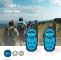Nedis WLTK0300BU Walkie Talkie - Kék / Fekete