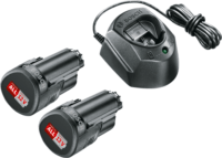 Bosch Starter-Set 2X 12V Akkumulátor 1,5Ah & GAL 1210 CV Töltő Készlet