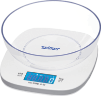 Zelmer ZKS1450 Elektronikus konyhai mérleg - Fehér/Szürke