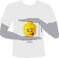 LEGO Silly Tárolódoboz - Fiú fej