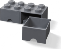 LEGO 40061754 Fiókos tárolódoboz (4x2) - Szürke