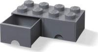 LEGO 40061754 Fiókos tárolódoboz (4x2) - Szürke