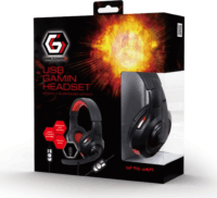 Gembird GHS-U-5.1-01 5.1 Gaming Fejhallgató mikrofonnal Fekete