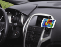 Hama Flipper 4.8-9" Mobiltelefon autós tartó - Fekete