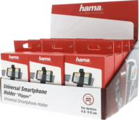 Hama Flipper 4.8-9" Mobiltelefon autós tartó - Fekete