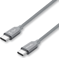 Nevox USB-C apa - USB-C apa Adat- és töltőkábel 1m - Ezüst