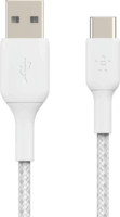 Belkin BOOST↑CHARGE™ USB-C apa - USB-A apa Adat- és töltőkábel 2m - Fehér
